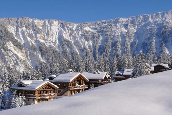 CHALET CHAMOIS FROM SKI LIFT